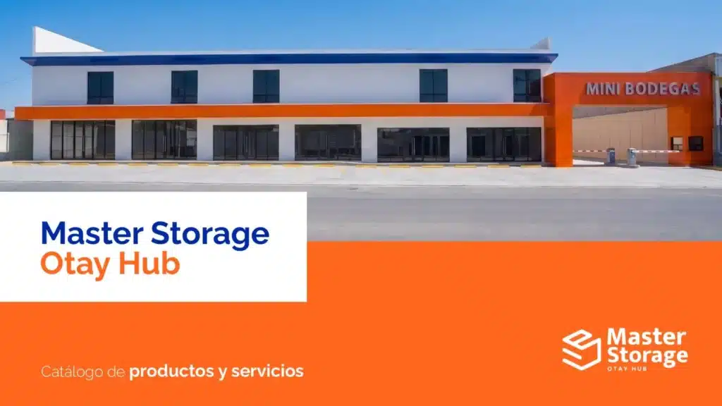 Portada del brochure de Master Storage Otay Hub